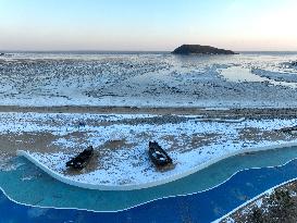 Sea Ice Landscape in Lianyungang