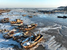 Sea Ice Landscape in Lianyungang