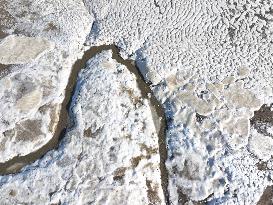 Sea Ice Landscape in Lianyungang