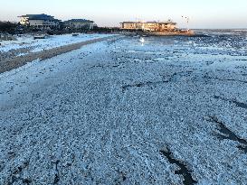 Sea Ice Landscape in Lianyungang