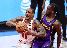 (SP)U.S.-CHICAGO-BASKETBALL-NBA-BULLS VS LAKERS