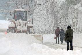 Snow Depth Record in Yantai