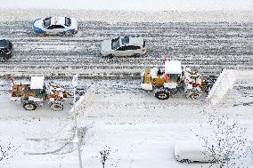 Snow Depth Record in Yantai