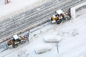 Snow Depth Record in Yantai