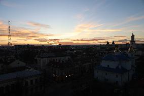 Sunset in Ivano-Frankivsk