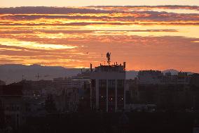Sunset in Ivano-Frankivsk