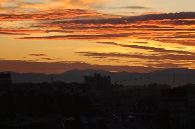 Sunset in Ivano-Frankivsk