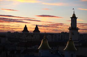 Sunset in Ivano-Frankivsk