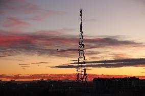 Sunset in Ivano-Frankivsk