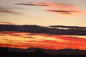 Sunset in Ivano-Frankivsk