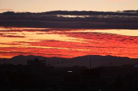 Sunset in Ivano-Frankivsk