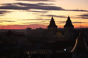 Sunset in Ivano-Frankivsk
