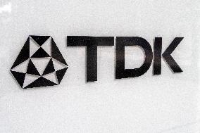 TDK signage and logo