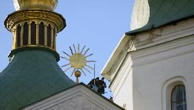Domes of Saint Sophia Cathedral in Kyiv