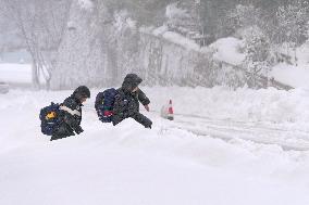 Snow Depth Record in Yantai