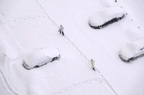 Snow Depth Record in Yantai