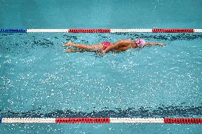 Florent Manaudou Visits Pontoise Swimming Pool - Paris