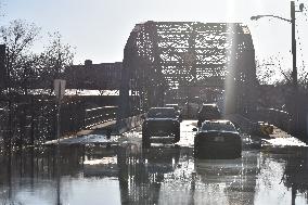 Severe Flooding Aftermath In Paterson New Jersey