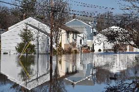 Severe Flooding Aftermath In Little Falls New Jersey