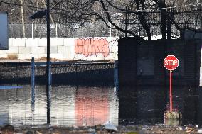 Severe Flooding Aftermath In Paterson New Jersey