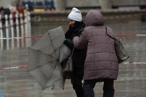 Storm Weather In Cologne