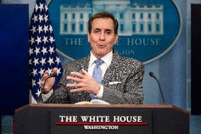 NSC Coordinator John Kirby speaks on humanitarian aid to Gaza and Venezuela prisoner swap