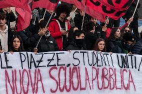 Italian Students Protest