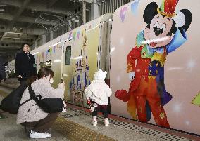 Disney-themed shinkansen bullet train