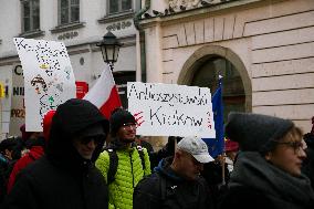 7th Antifascist March In Krakow