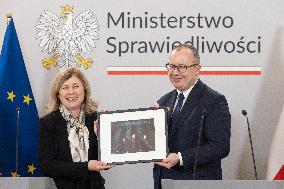 Vice President of the European Commission Vera Jourova visits Poland