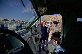 President Macron Visits Prince Hassan Air Base (H5) Near Amman
