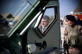 President Macron Visits Prince Hassan Air Base (H5) Near Amman