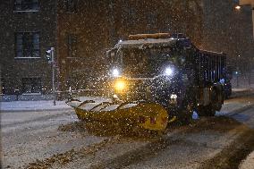 Heavy snowfall