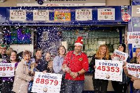 Christmas Lottery Winners Celebrate - Spain
