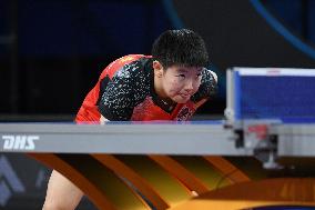 (SP)CHINA-SHENZHEN-TABLE TENNIS-CTTSL-WOMEN'S TEAM SEMIFINAL-SHENZHEN VS ECUST (CN)