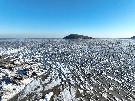 Ice Landscape in Lianyungang