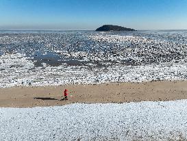 Ice Landscape in Lianyungang