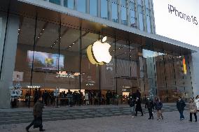 An Apple Store in Shanghai