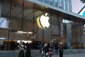 An Apple Store in Shanghai