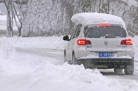 Snowstorm Hit Yantai