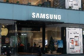 A Samsung Store in Shanghai