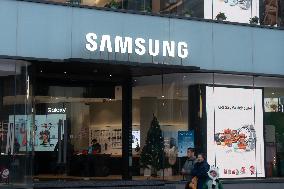 A Samsung Store in Shanghai