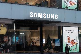 A Samsung Store in Shanghai