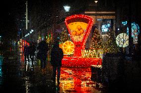 Warsaw Soviet Era Christmas Lighting