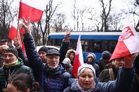 Protest Against Changes In Polish Public Media