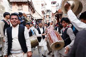 NEPAL-KIRTIPUR-INDRAYANI FESTIVAL-CELEBRATIONS