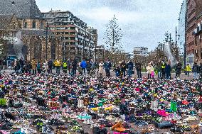 Display of 8000 Shoes In Rotterdam
