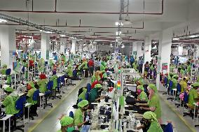 Garments factory In Bangladesh