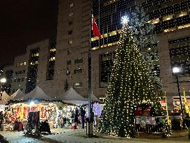 Christmas Season In Toronto, Canada