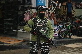 Paramilitary Troops Guard After 4 Soldiers Killed In A Shootout